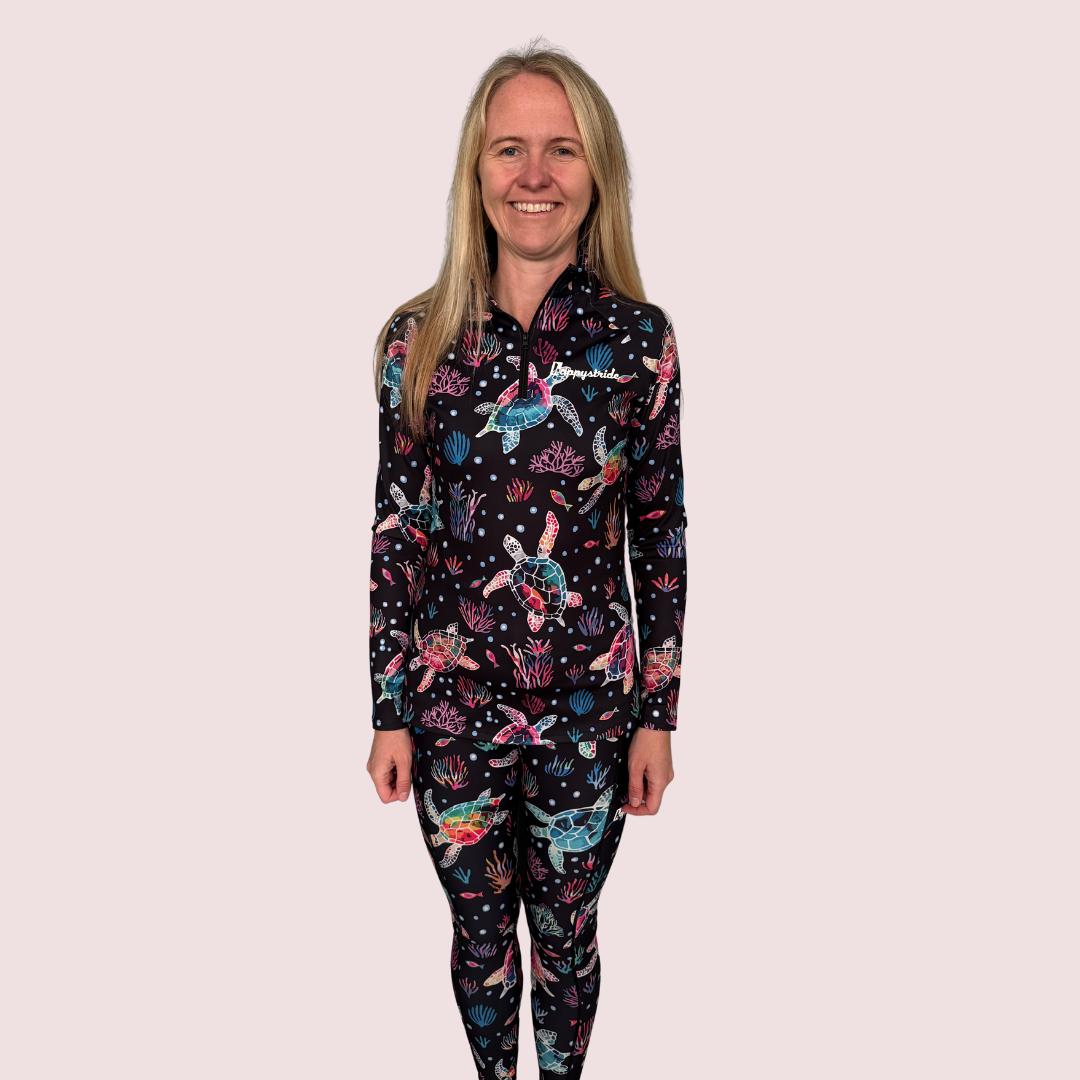 "Reef rushers" women's half-zip top