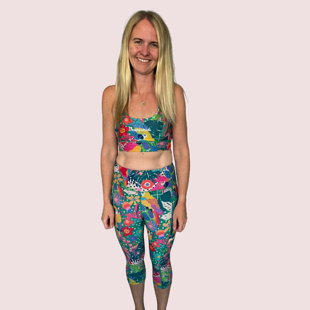 "Jungle jives" capri leggings