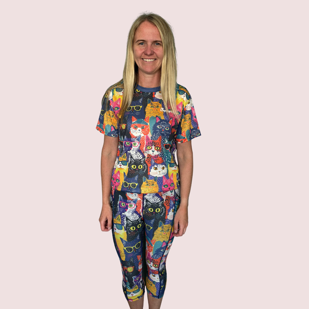 "Meow meow" capri leggings