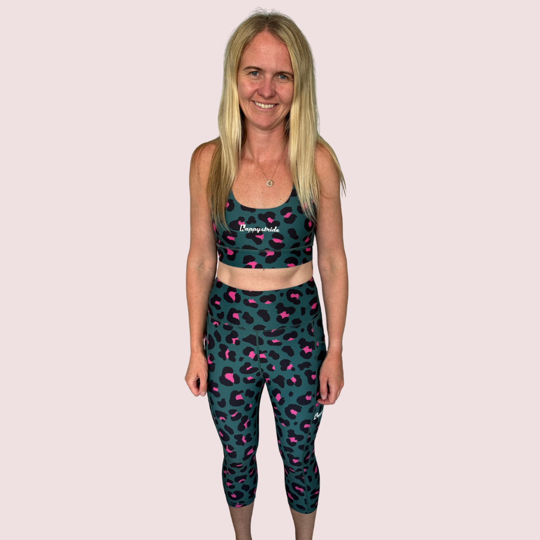 "Get spotted" hunter luxe crop top