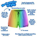 "Rainbow rush'' classic shorts