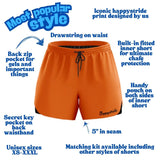 ''Basic b*tch'' orange classic shorts