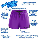 ''Basic b*tch'' purple classic shorts