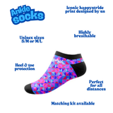 ''Hexy geomexy'' ankle socks
