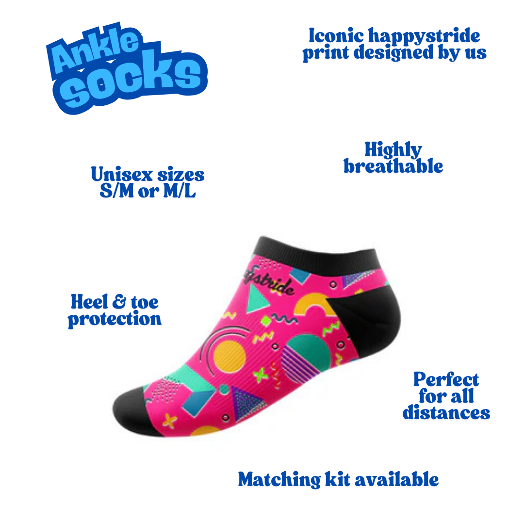 ''Throwing shapes'' ankle socks