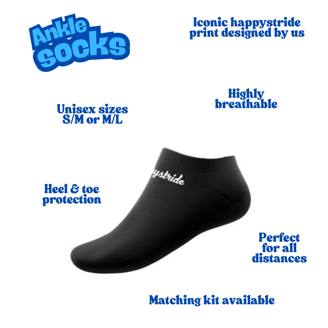 ''Basic b*tch'' black ankle socks