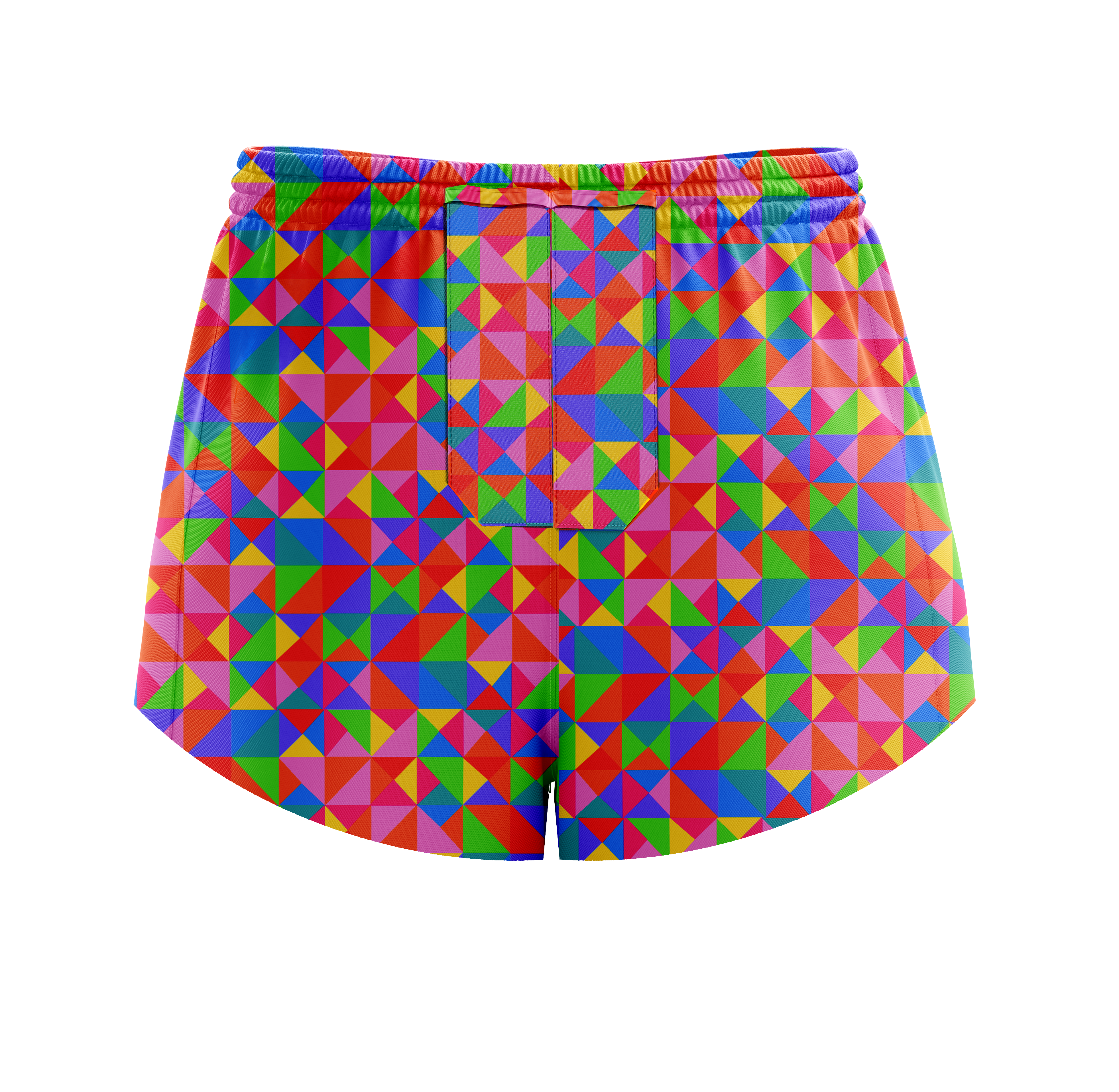 "Hyper vibes" racer shorts