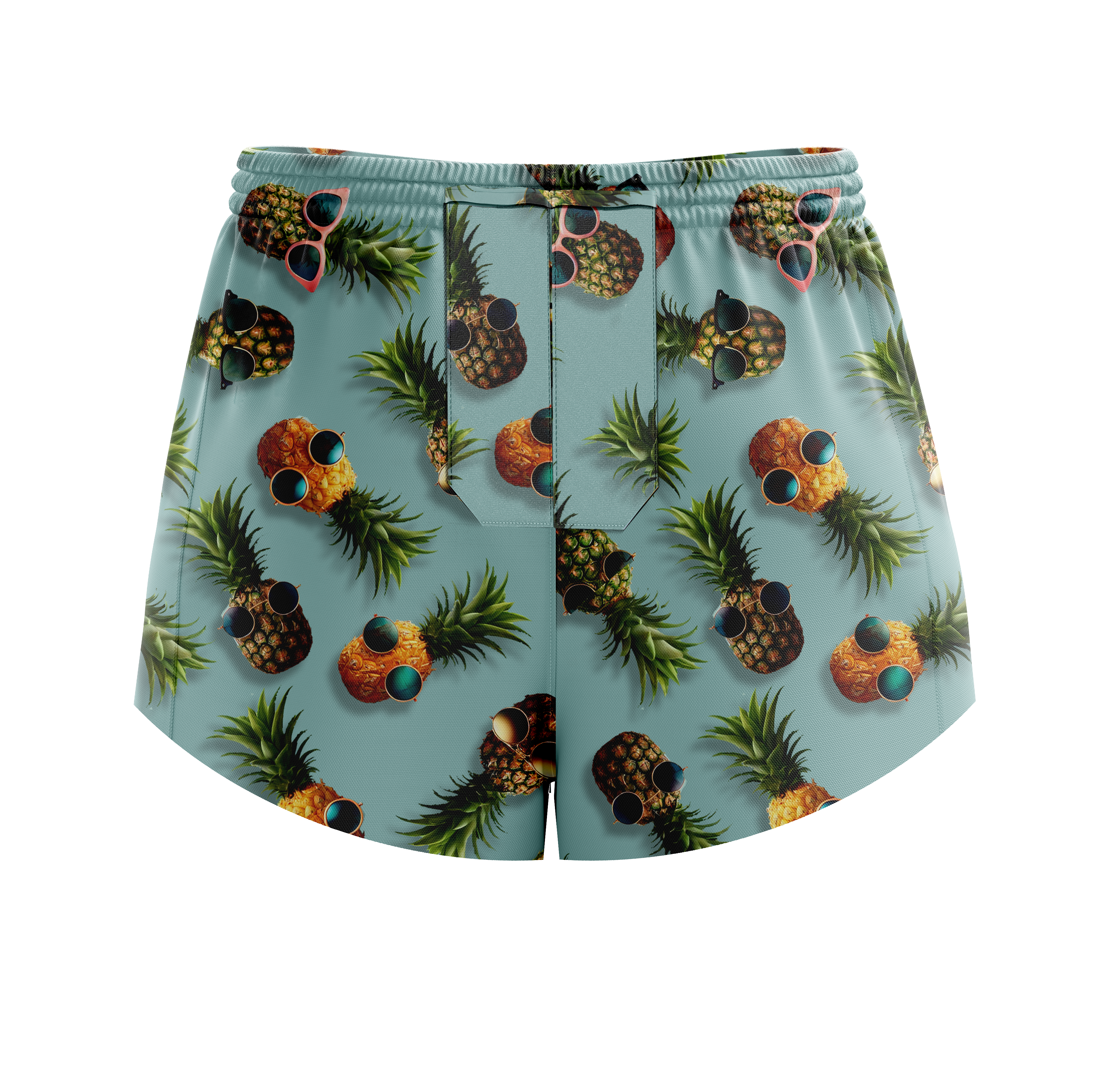 "Club tropicana" racer shorts