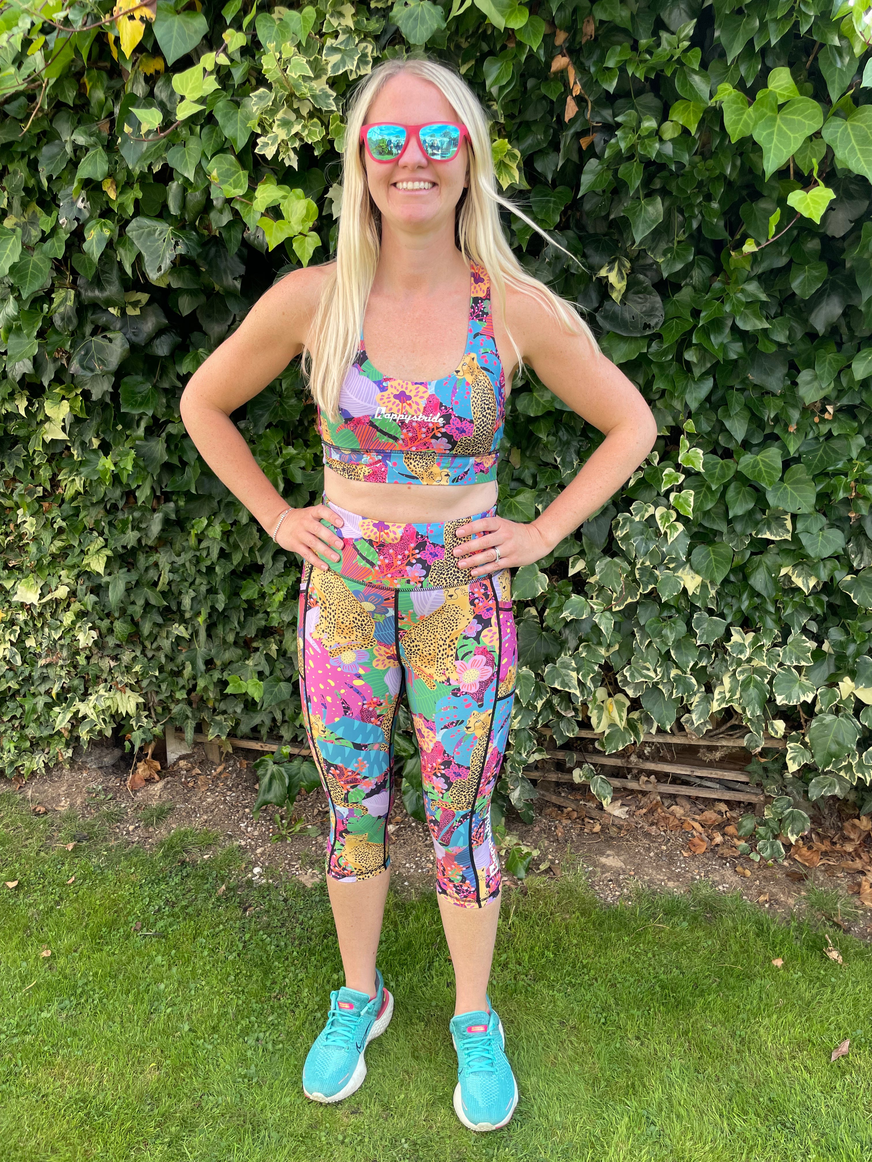 "Cheetahs always win" capri leggings