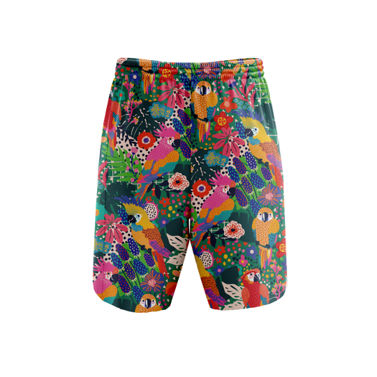 "Jungle jives'' fitness shorts (7")