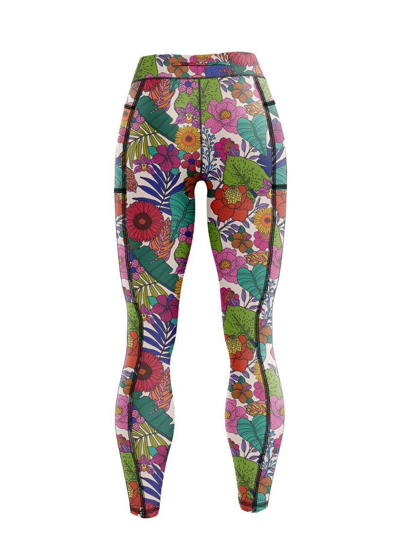 "I'll bring you flowers" leggings