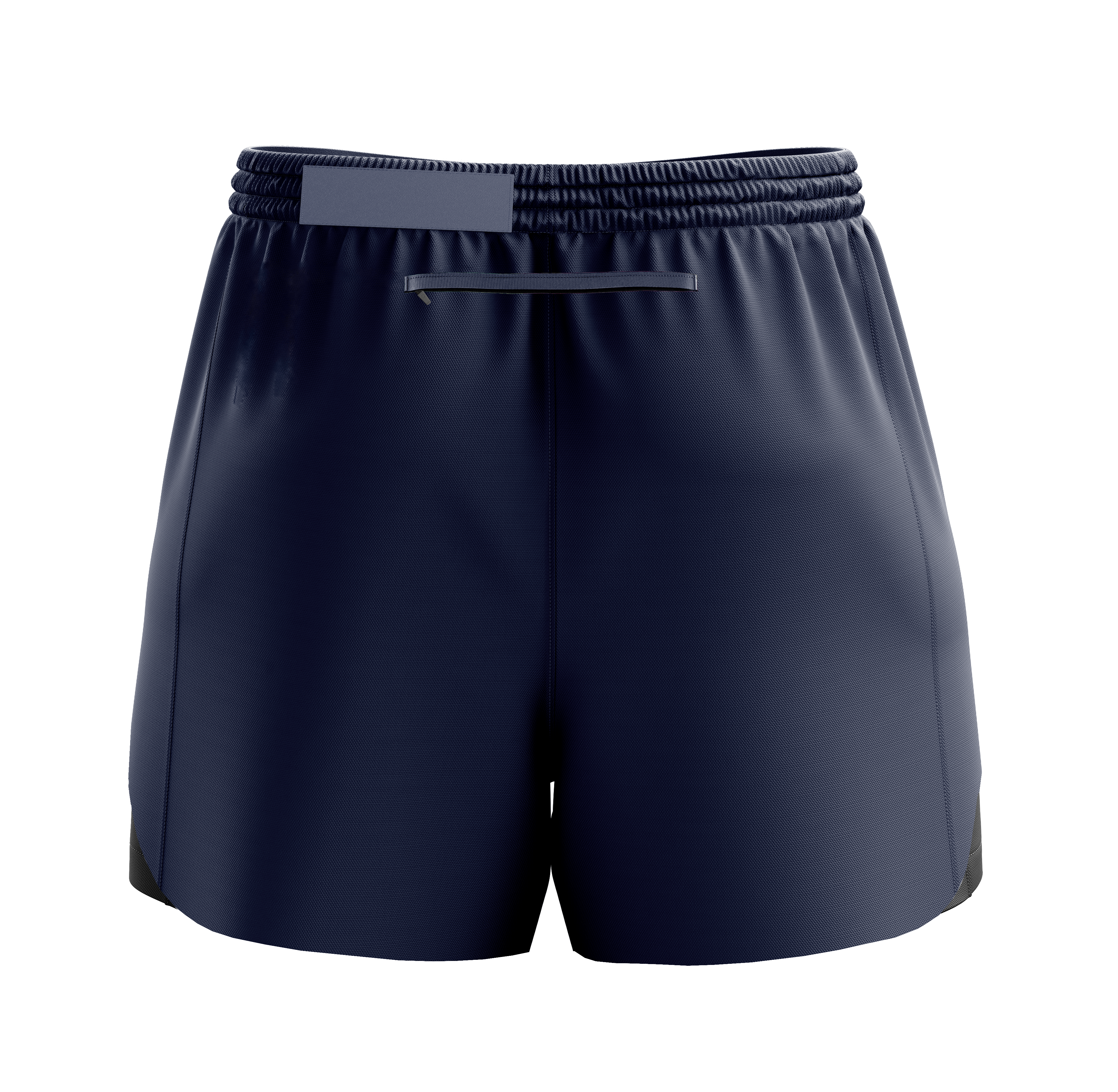 ''Basic b*tch'' navy blue classic shorts