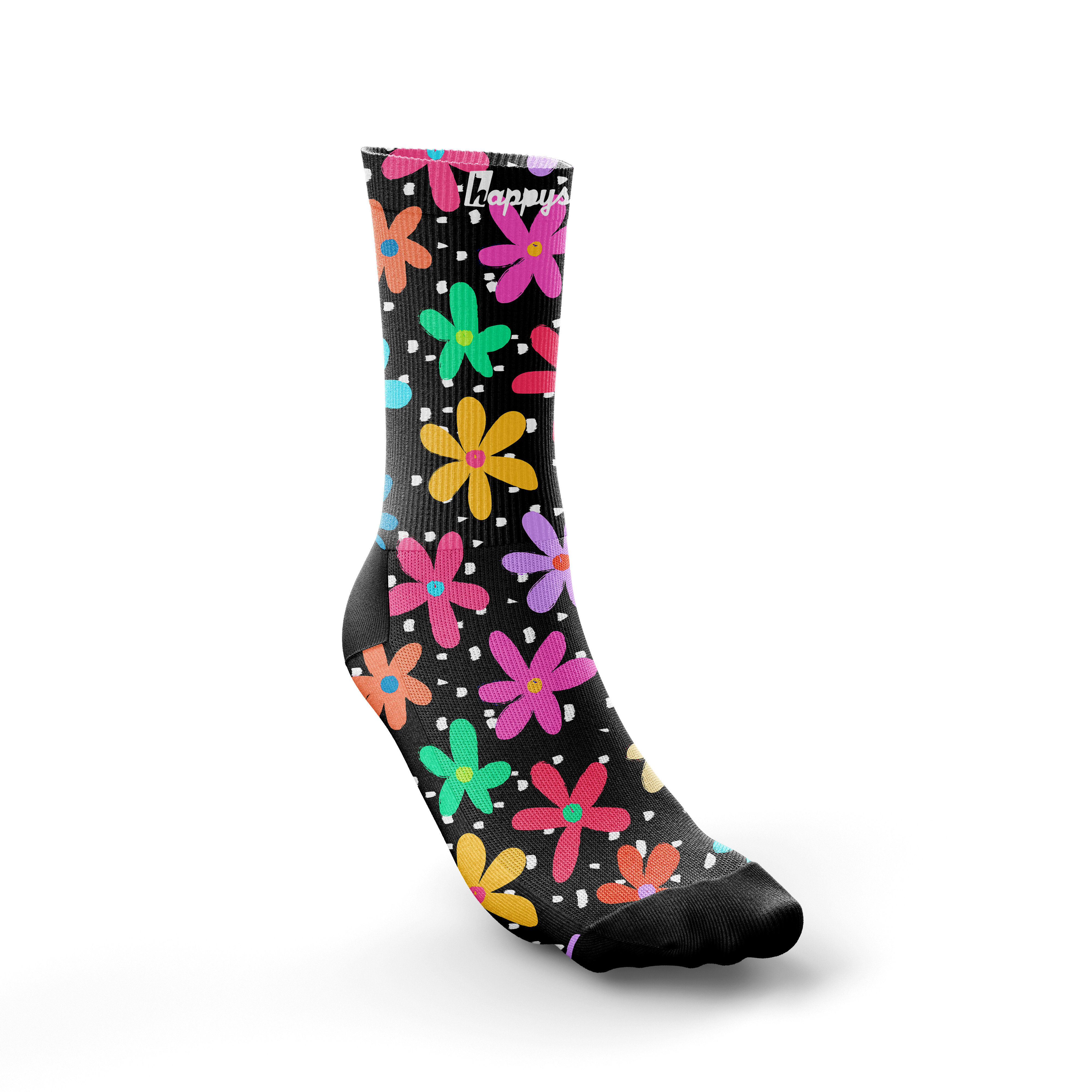"Pretty petal'' socks