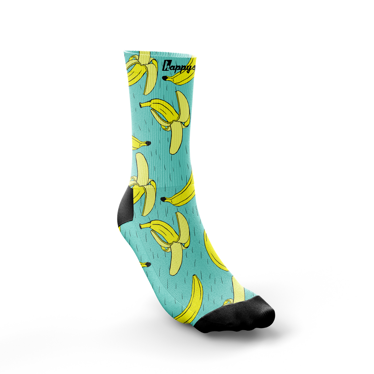 Peely cool'' cool colourful banana running & fitness unisex socks