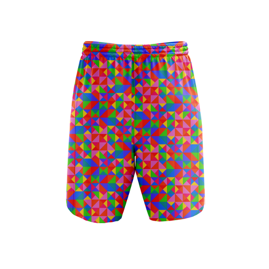 "Hyper vibes" fitness shorts (7")