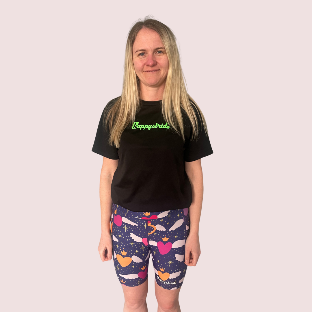 "Fly high Ruby đź’›'' fitted shorts