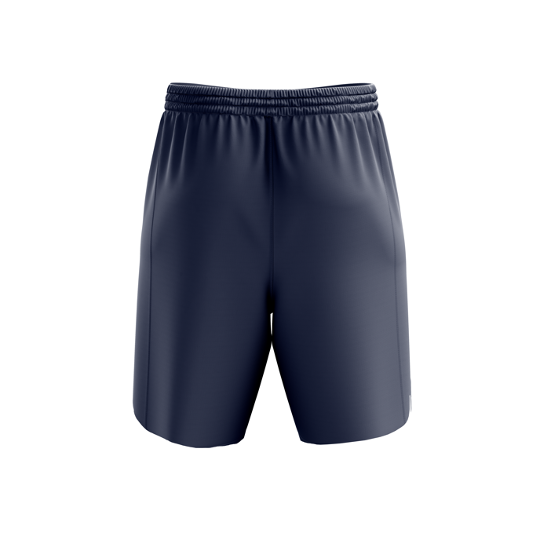 'Basic b*tch'' navy blue fitness shorts (7")