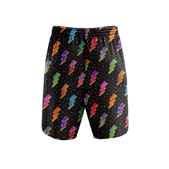 "Quick as a flash'' fitness shorts (7")