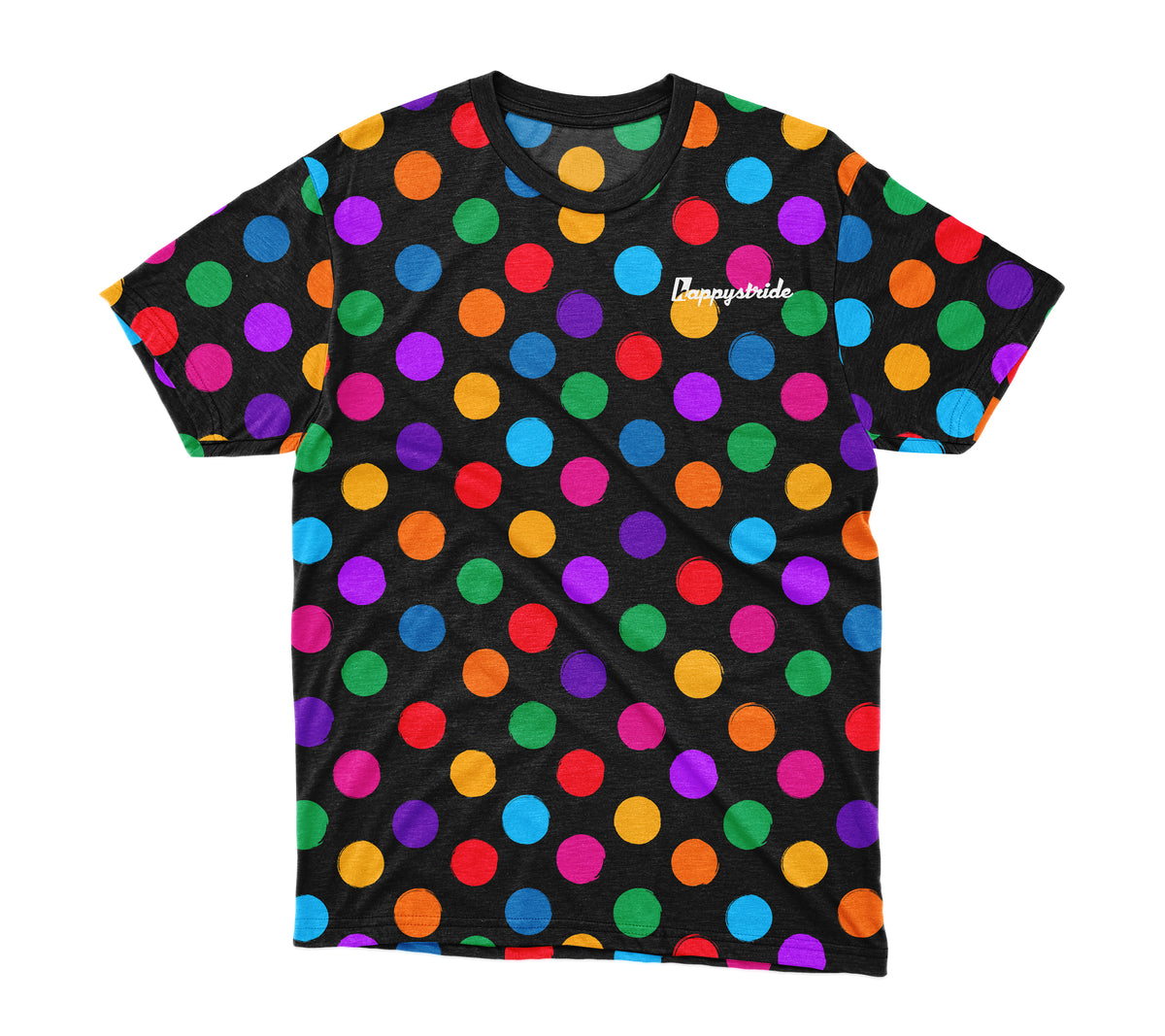 Polka Hearts With Red Emblem Tee Men main image 0