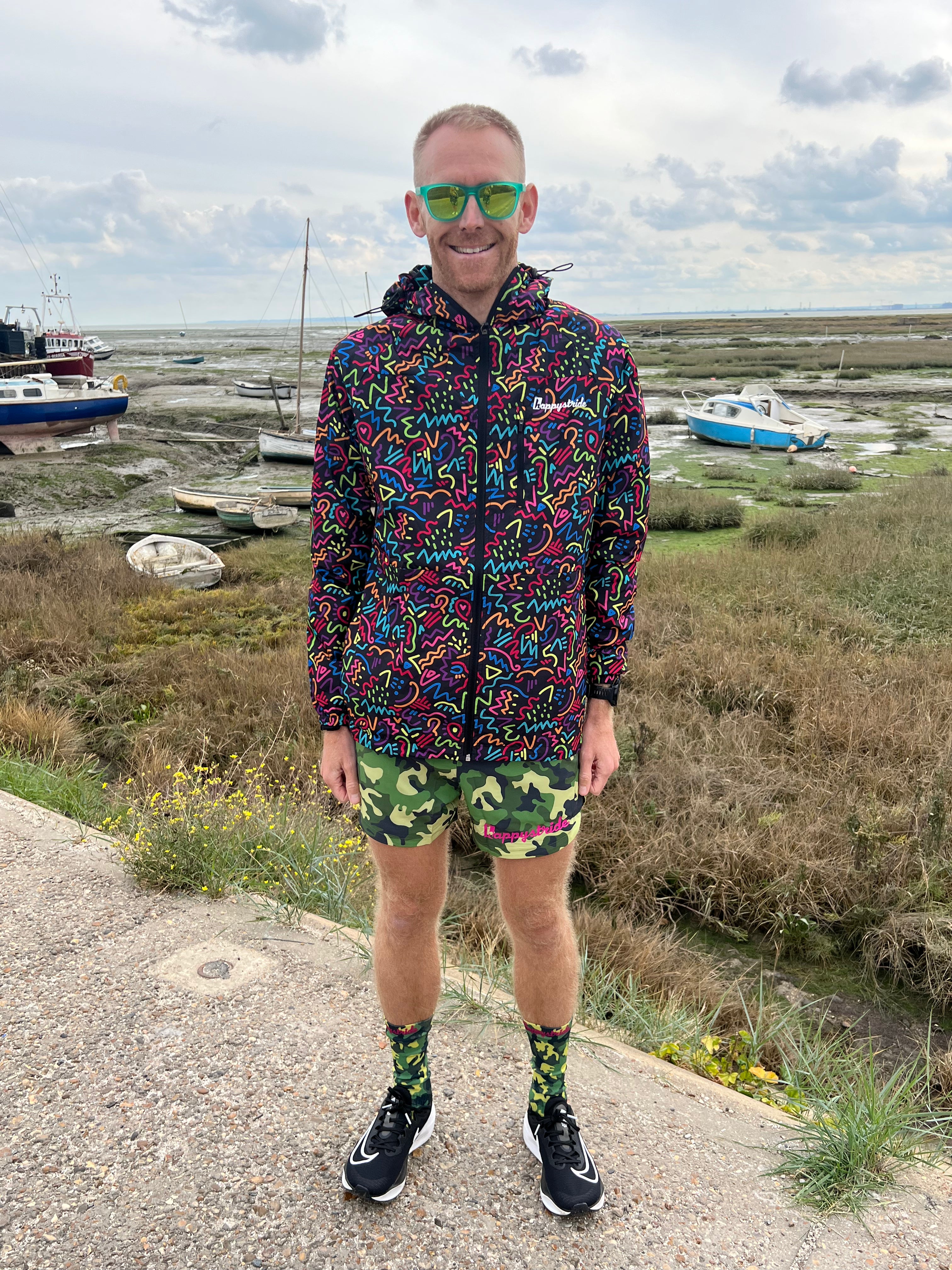 ''Disco & doodles” waterproof jacket