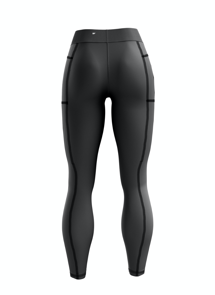 Basic b*tch black running & fitness leggings – Happystride