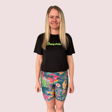 "Jungle jives" fitted shorts