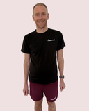 ''Basic b*tch'' maroon classic shorts