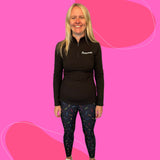 "Sprinkle-of-joy" black leggings
