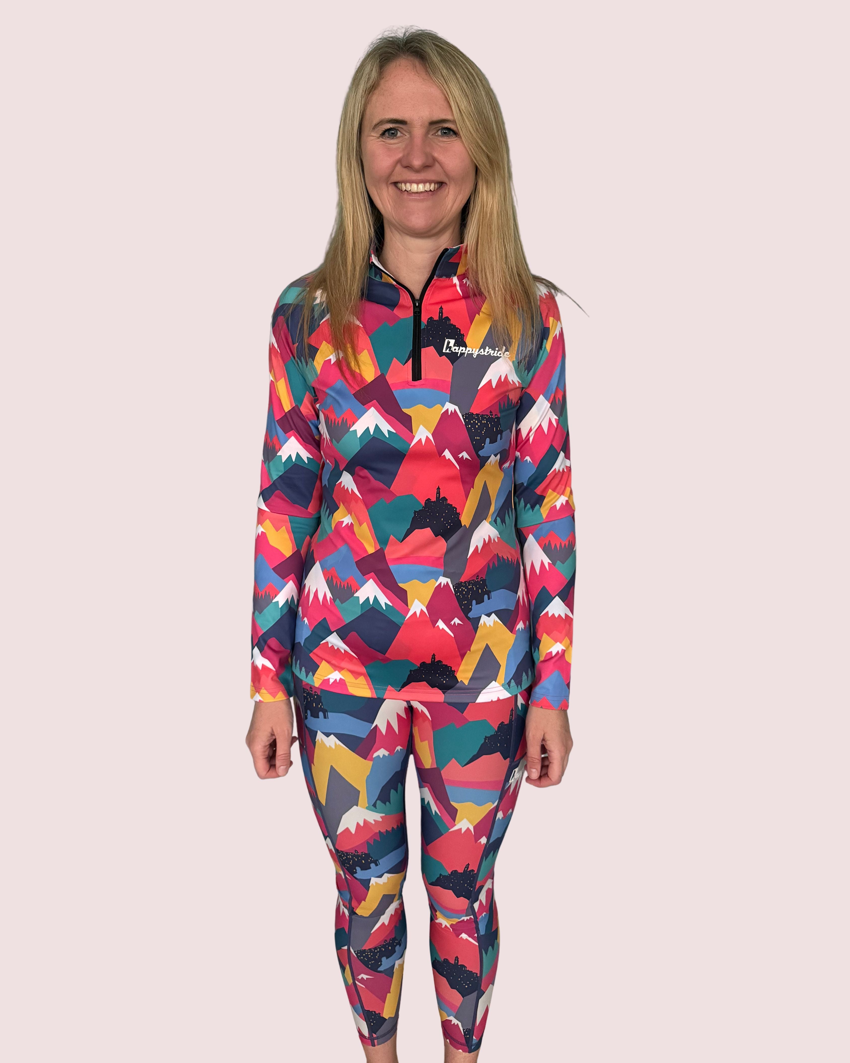Trail blazers women's half-zip top