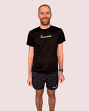 ''Sprinkle-of-joy'' black classic shorts