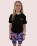 ''Union Jill'' fitted shorts