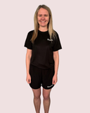 ''Basic b*tch'' black classic shorts