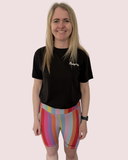 "Chasing Rainbows' fitted shorts