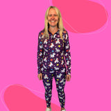 ''Lucky charms'' women's half-zip top