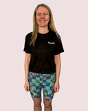 "Roll the dice, again'' fitted shorts