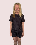 "Get Spotted" panther racer shorts