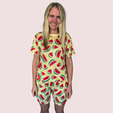 "Fruity booty'' fitness shorts (7”)