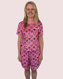 "Smartie Hearties" fitness shorts (7")
