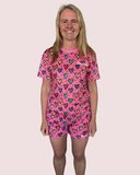 "Smartie Hearties" racer shorts