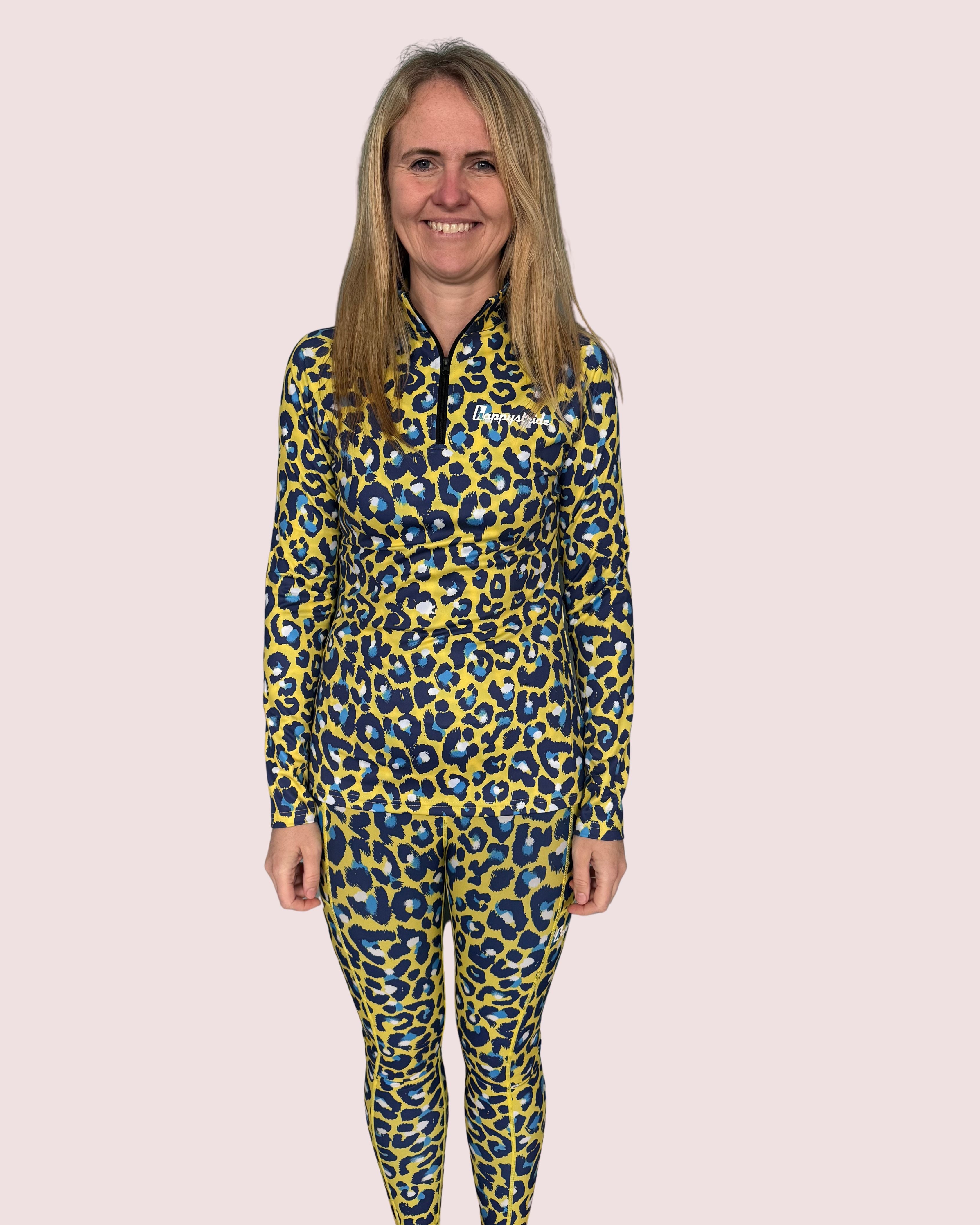 ''Get spotted'' spicy women's half-zip top