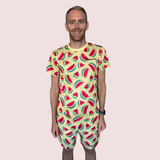 "Fruity booty'' fitness shorts (7”)