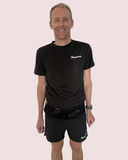 ''Basic b*tch'' black endurance shorts