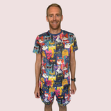 "Meow meow'' fitness shorts (7”)