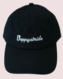 Black casual cap