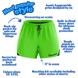 ''Basic b*tch'' green classic shorts
