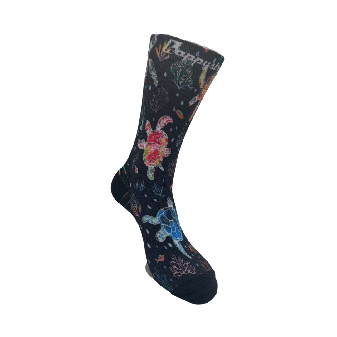 "Reef rushers'' crew socks