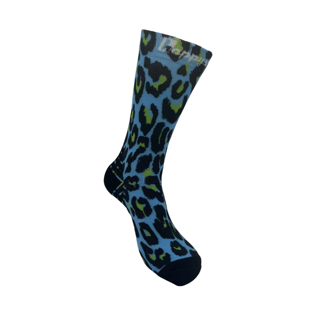 ''Get spotted'' leopard print blue green black cool colourful running ...