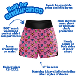 "Smartie Hearties'' endurance shorts
