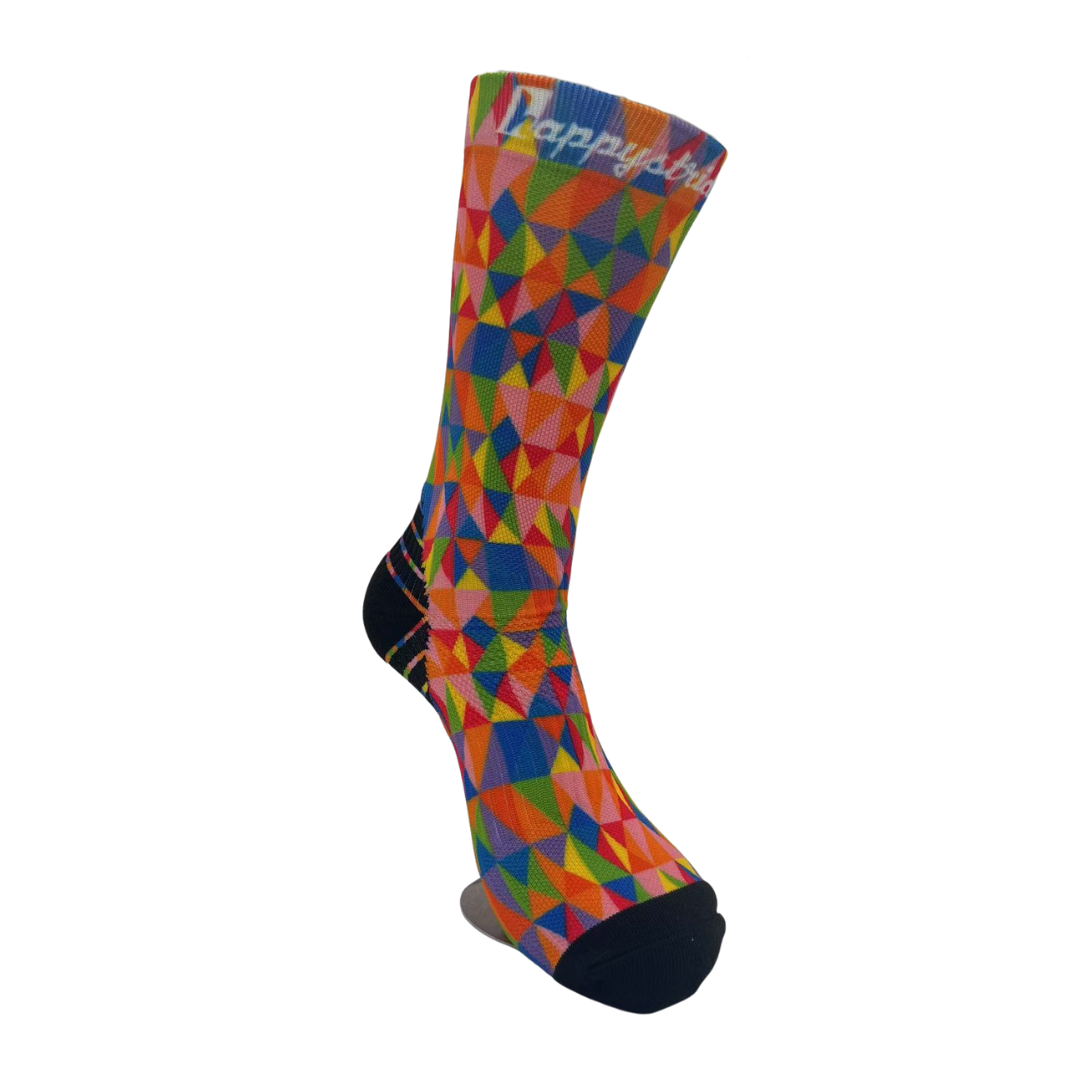"Hyper vibes" crew socks