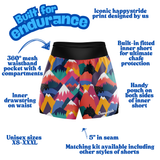 "Trail blazers'' endurance shorts